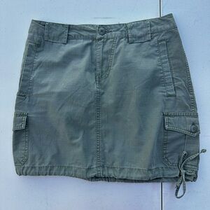 Massimo Green Cargo Skirt